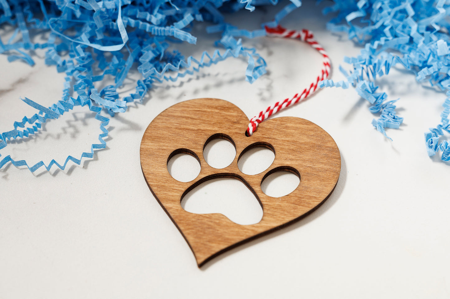 Paw Prints In Our Heart Ornament