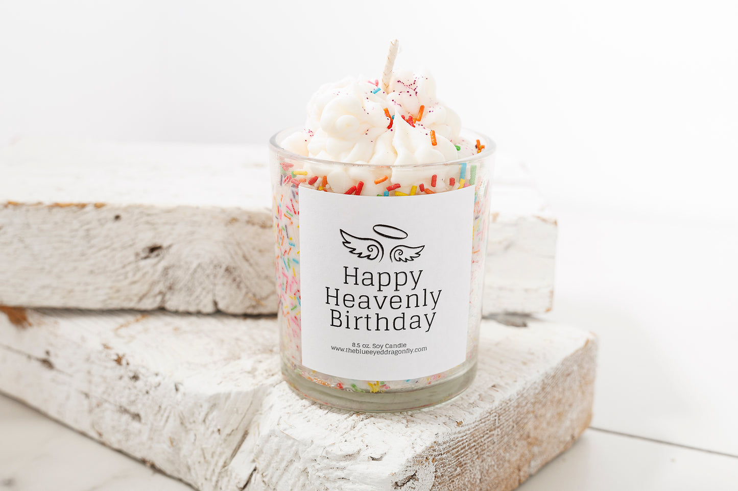 Happy Heavenly Birthday Candle
