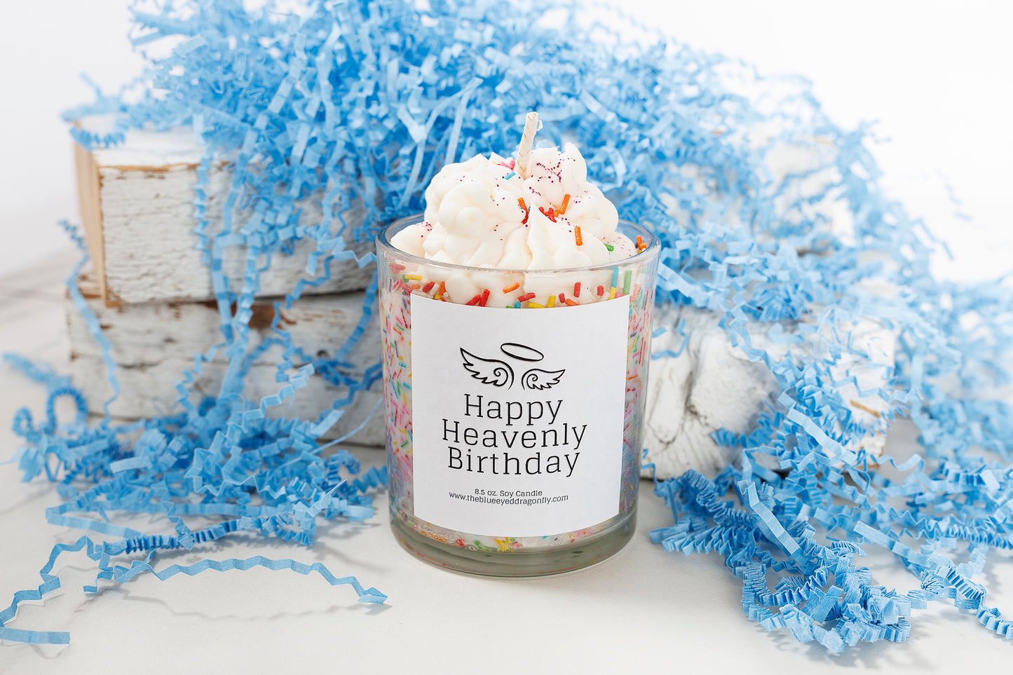 Happy Heavenly Birthday Candle